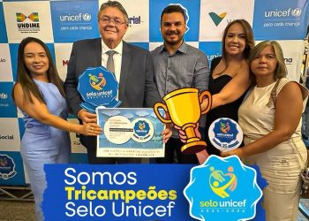 Com presença do prefeito Kleber Tratorzão, São Domingos do Maranhão recebe pela terceira vez a certificação do Selo UNICEF