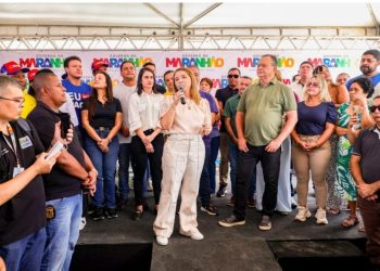 Iracema Vale ressalta caráter municipalista do Governo do Estado durante inaugurações em Paço do Lumiar