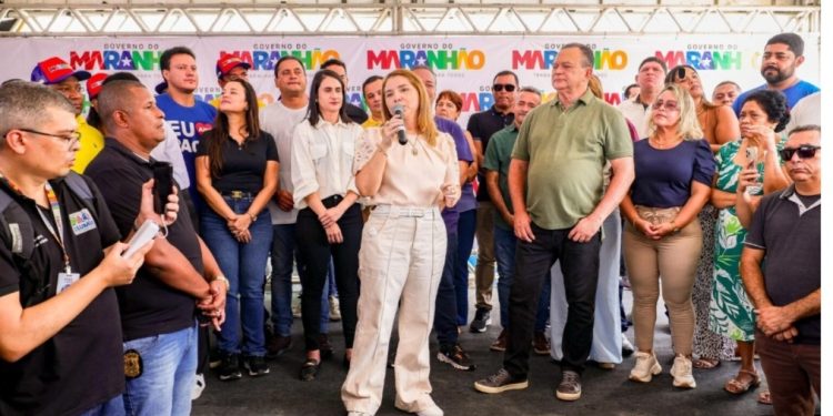 Iracema Vale ressalta caráter municipalista do Governo do Estado durante inaugurações em Paço do Lumiar