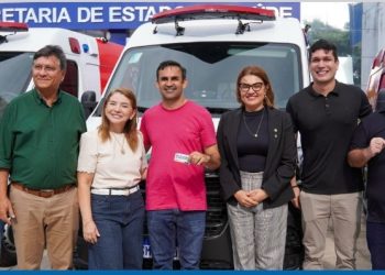 Iracema Vale participa da entrega de ambulâncias para Belágua, Nina Rodrigues e São Benedito