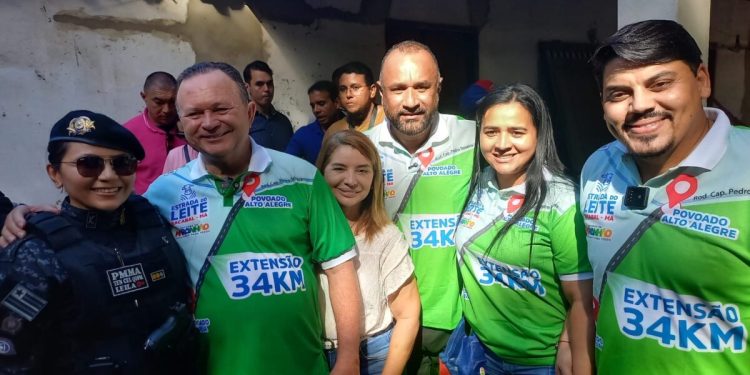 Na cidade de Bacabal, prefeito Roberto Costa e governador Carlos Brandão inauguram a Estrada do Leite e autorizam novas obras