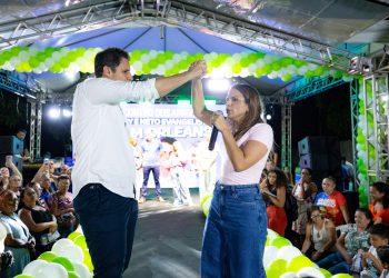 Em ato com Thay e Neto Evangelista, Orleans Brandão reafirma compromisso por mais inclusão social