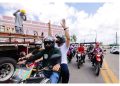 Orleans Brandão anuncia isenção de IPVA para motoristas de aplicativo e mototaxistas durante ato com a categoria