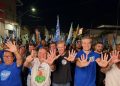 “Sou candidato à reeleição e bola pra frente”: Amin Quemel reúne apoiadores em noite de mobilização em Carutapera